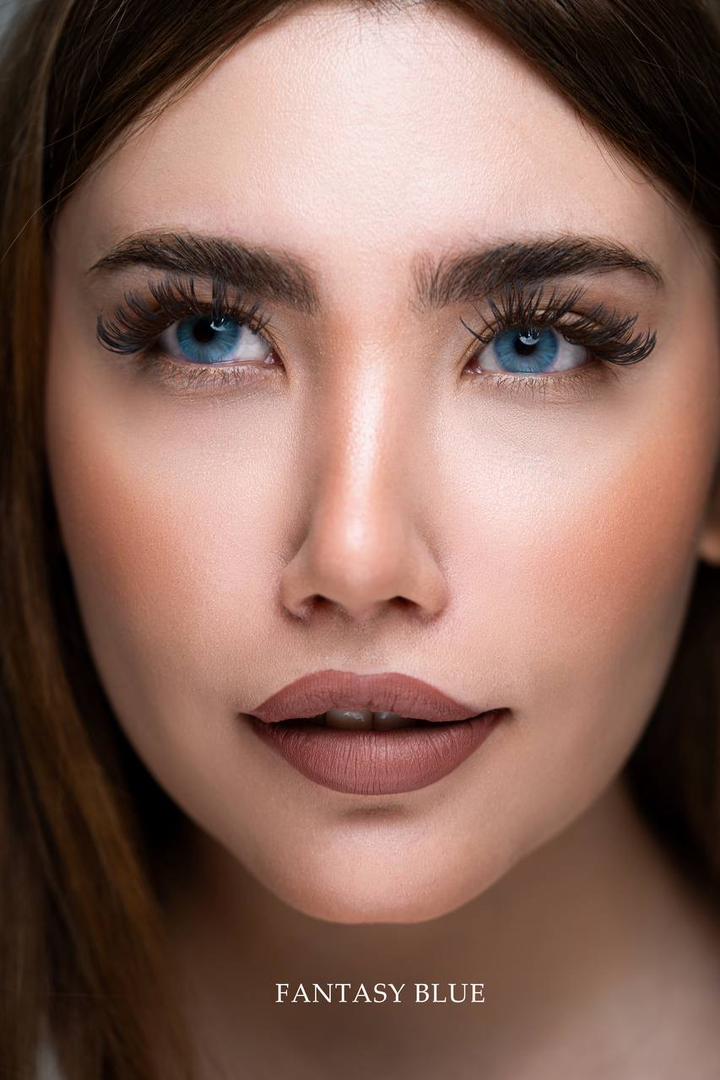 لنز رنگی چشم سی ویژن (FANTASY BLUE) سالانه